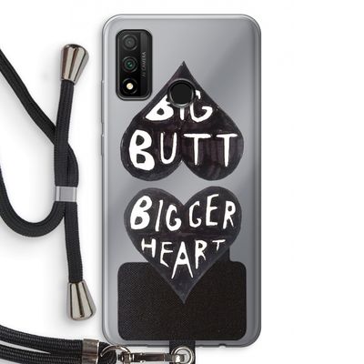 Big butt bigger heart: Huawei P Smart (2020) Transparant Hoesje met koord