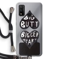 Big butt bigger heart: Huawei P Smart (2020) Transparant Hoesje met koord