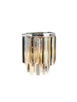 Wandlamp Clarissa 2Lt Chrome & Mixed Glass