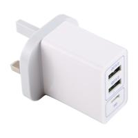 3a Max Output USB-PD + Dual QC3.0 USB-poorten snel Reislader UK stekker