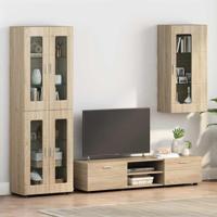 Wandkast met plank Sonoma eiken 55 x 29 x 100 cm Bewerkt hout