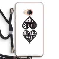 Big butt bigger heart: HTC U Play Transparant Hoesje met koord