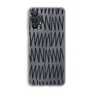 Marrakech Zigzag: Samsung Galaxy A32 5G Transparant Hoesje