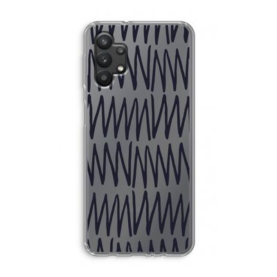 Marrakech Zigzag: Samsung Galaxy A32 5G Transparant Hoesje