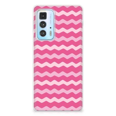Motorola Edge 20 Pro | TPU bumper | Waves Pink