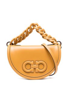 Ferragamo sac porté épaule Aura - Tons neutres