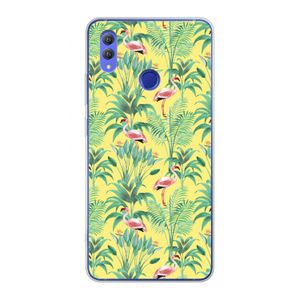 Flamingo party: Honor Note 10 Transparant Hoesje