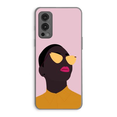 Yellow glasses: OnePlus Nord 2 5G Transparant Hoesje