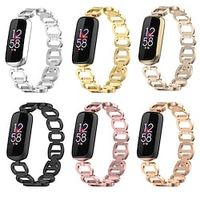 Horlogeband voor Fitbit Luxe Roestvrij staal Vervanging Band Luxe armband sieraden armband Polsbandje Lightinthebox