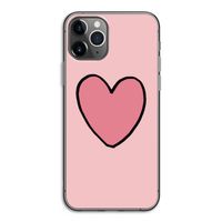 Hartje: iPhone 11 Pro Transparant Hoesje
