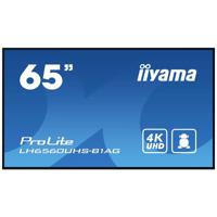 iiyama LH6560UHS-B1AG beeldkrant Digitaal A-kaart 165,1 cm (65") LED Wifi 500 cd/m² 4K Ultra HD Zwart Type processor Android 11 24/7 - thumbnail