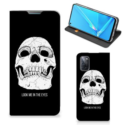 Mobiel BookCase OPPO A52 | A72 Skull Eyes Mobiel BookCase OPPO A52 | A72 Skull Eyes