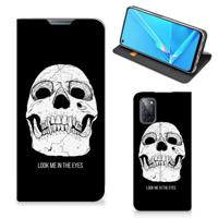 Mobiel BookCase OPPO A52 | A72 Skull Eyes