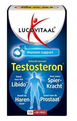 Lucovitaal Voedingssupplementen Testosteron Mannen Support 150Tabletten
