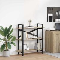 Boekenkast Sonoma Eiken 100 x 33,5 x 102 cm Bewerkt hout