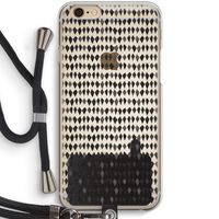 Crazy shapes: iPhone 6 / 6S Transparant Hoesje met koord