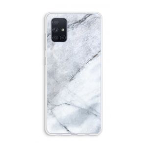 Witte marmer: Galaxy A71 Transparant Hoesje