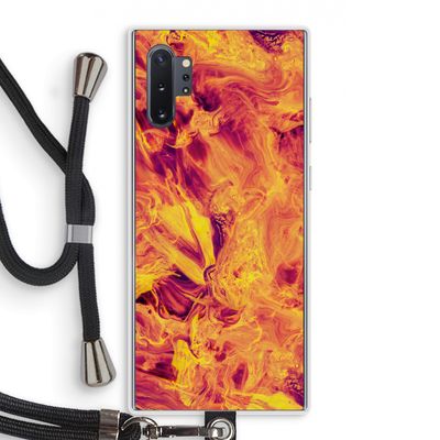 Eternal Fire: Samsung Galaxy Note 10 Plus Transparant Hoesje met koord