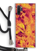 Eternal Fire: Samsung Galaxy Note 10 Plus Transparant Hoesje met koord