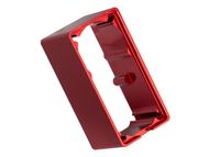 Servo case, aluminum (red-anodized) (middle) (for 2255 servo) (TRX-2253)