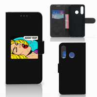 Huawei P30 Lite (2020) Wallet Case met Pasjes Popart Oh Yes - thumbnail