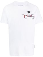 Philipp Plein t-shirt en coton à logo imprimé - Blanc - thumbnail