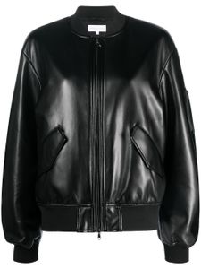 Patrizia Pepe veste bomber à design matelassé - Noir