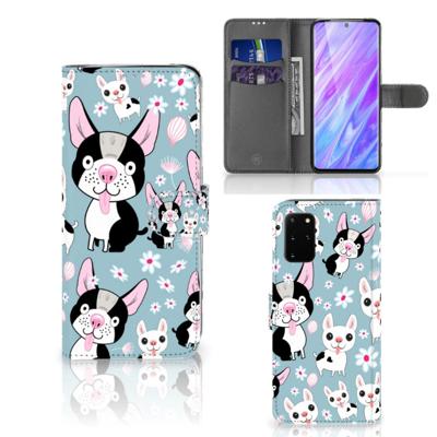 Samsung Galaxy S20 Plus | Telefoonhoesje | Met pasjeshouder | Hondjes