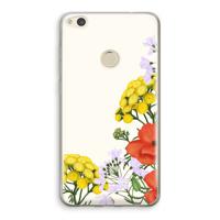 Wilde bloemen: Huawei Ascend P8 Lite (2017) Transparant Hoesje - thumbnail