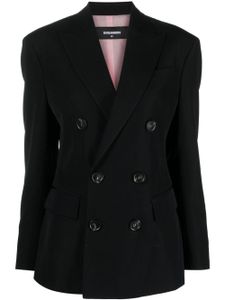 DSQUARED2 blazer en laine à boutonnière croisée - Noir