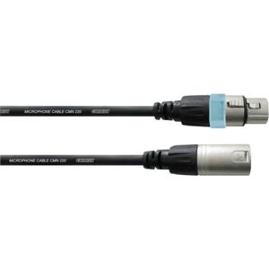 Cordial CCM 0,5 FM XLR Verbindingskabel [1x XLR-bus - 1x XLR-stekker] 0.50 m Zwart