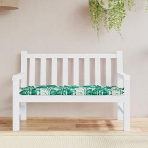 VidaXL Tuinbankkussen 120x50x7 cm oxford stof bladpatroon