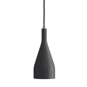 Hollands Licht Timber hanglamp small Ø6.8 messing zwart essen