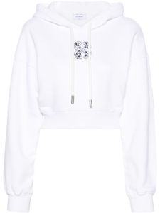 Off-White hoodie à motif Arrows - Blanc