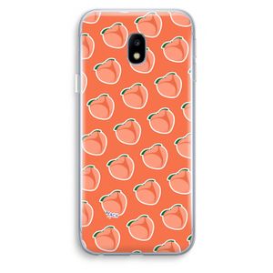 Just peachy: Samsung Galaxy J3 (2017) Transparant Hoesje
