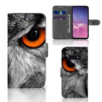 Samsung Galaxy S10e | Telefoonhoesje | Met pasjeshouder | Uil
