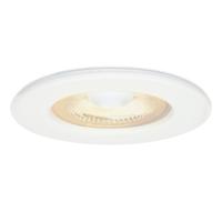 Nola LED inbouwspot - Lage inbouwdiepte (49mm) - 5 Watt 480 lumen - 2700K warm wit - Dimbaar - Rond - IP65 waterdicht voor binnen, buiten en badkamer - Wit