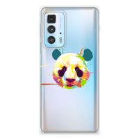 Motorola Edge 20 Pro Telefoonhoesje met Naam Panda Color