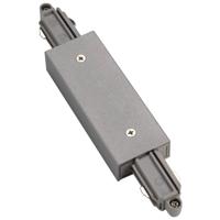 SLV Grijze Connector 1-Fase langsverbinder elektrisch met voedingsmogelijkheid 143102