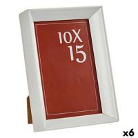 Fotolijsten Gift Decor Wit Glas Plastic (6 Stuks)