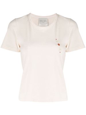 Forte Forte t-shirt My T Shirt à broderies - Tons neutres