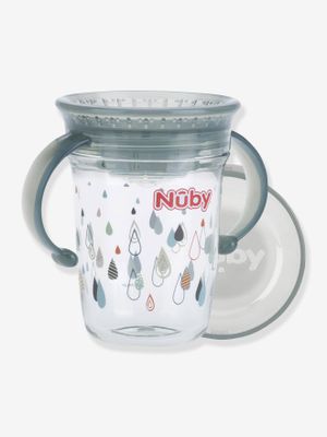 NUBY 360° Tritan(TM) Magic beker met handvatten grijs NUBY 360° Tritan(TM) Magic beker met handvatten grijs
