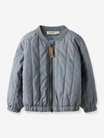 Bomberjas jongen LIL'ATELIER MINI walvis geborduurd grijs