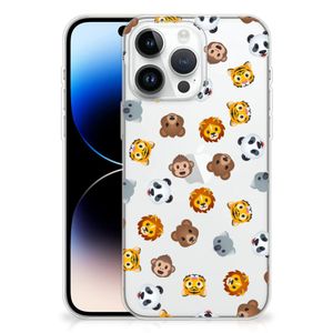 TPU bumper voor iPhone 14 Pro Max Dieren Emojis