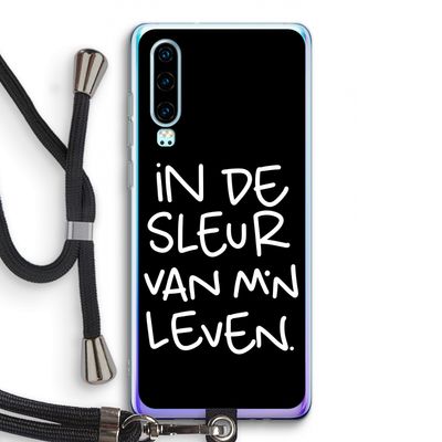 De Sleur: Huawei P30 Transparant Hoesje met koord