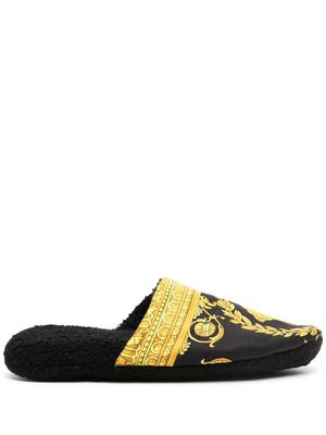 Versace chaussons I Love Baroque - Noir