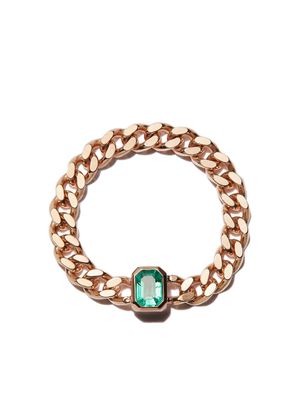Roxanne First bague en or 18ct ornée d'émeraude