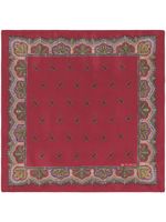 ETRO paisley-print silk scarf - Rouge