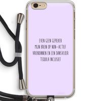 Tequila: iPhone 6 PLUS / 6S PLUS Transparant Hoesje met koord