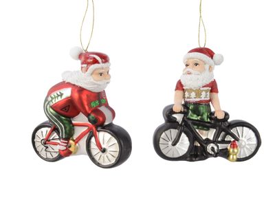 kerstman glas l5b10.4h120 cm mlt a2 kerst - Decoris